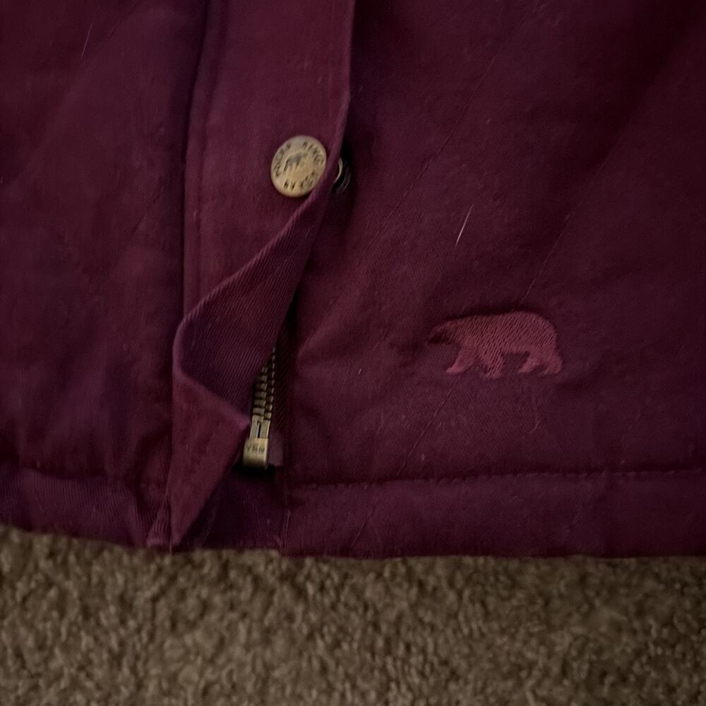 Polar King by Key women's Berber-lined quilted vest in plum - Picture 3 of 4